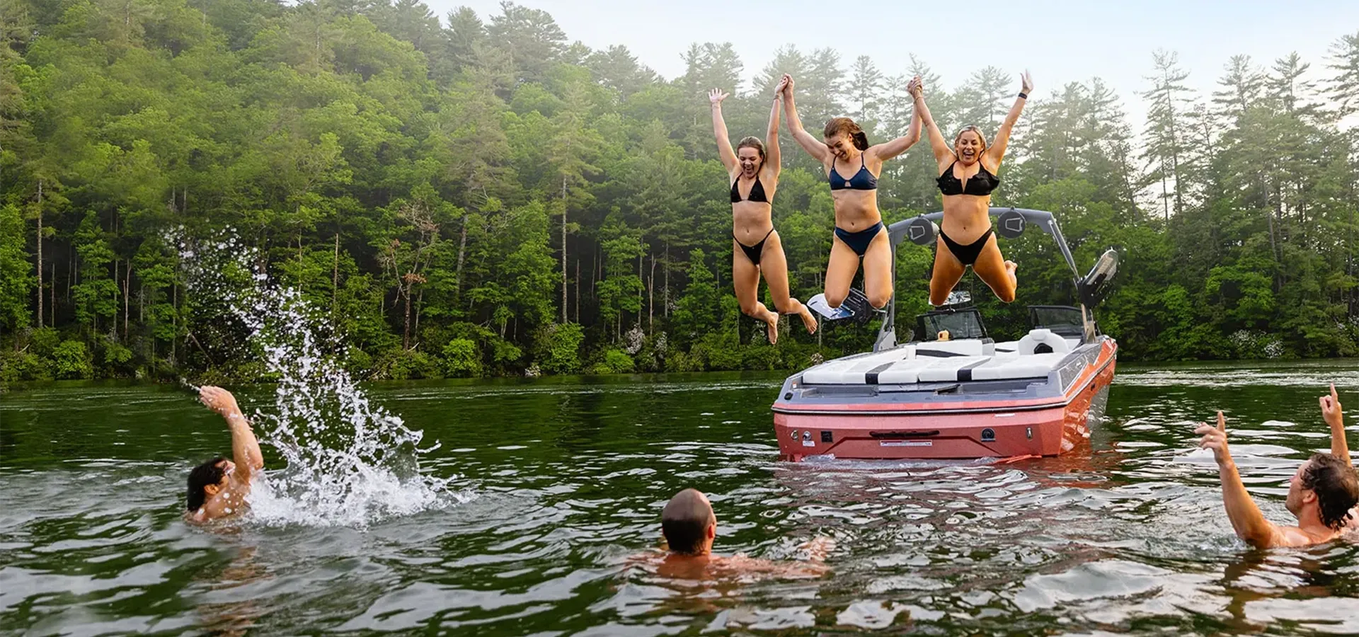 Idaho Water Sports team and boat inventory showcasing over 37 years of marine excellence since 1987